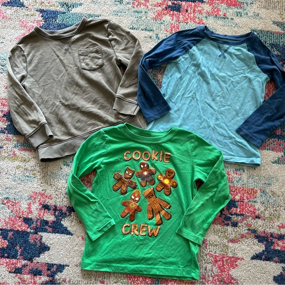 5T Boys Fall/Winter Shirts - Picture 1 of 4